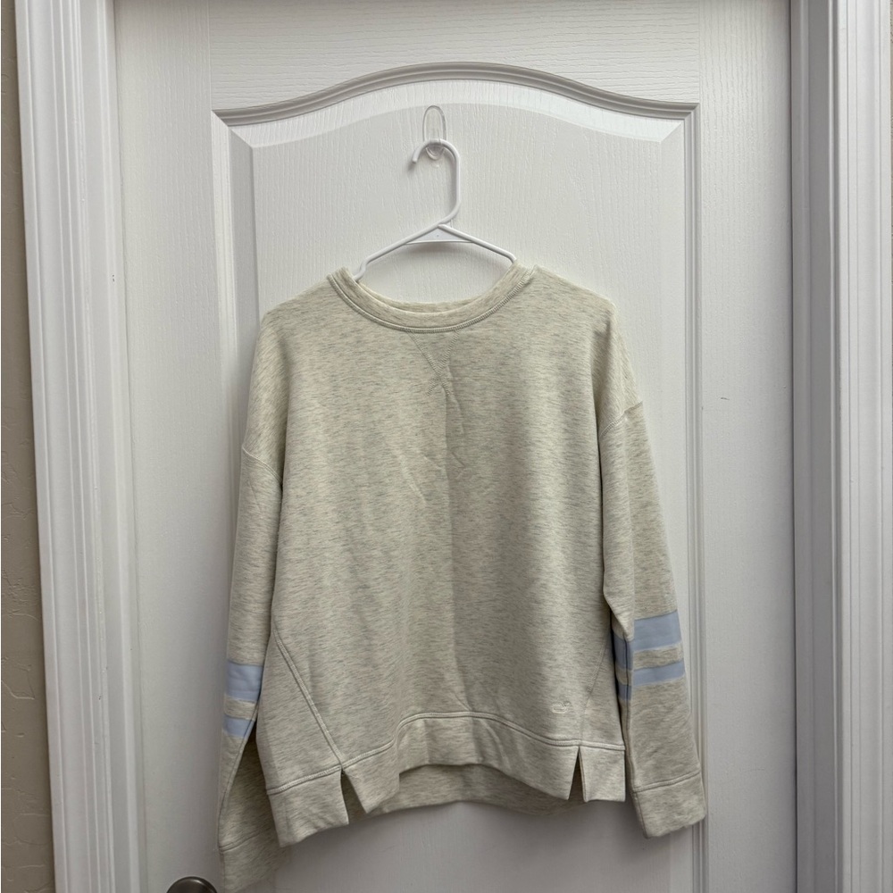 Women's Cream Sweater with Stripes